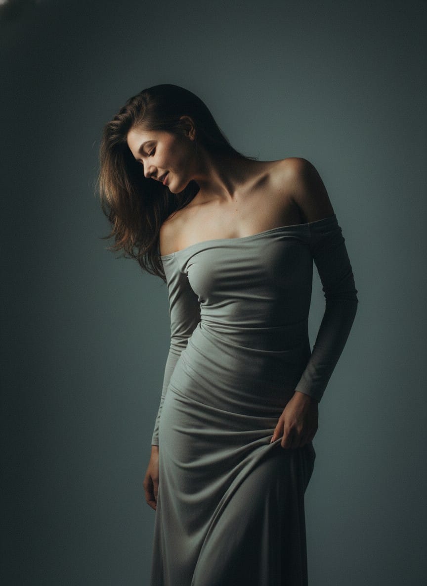 Минималистичная студийная съёмка